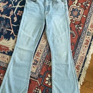 MOTHER Light Blue Flare Jeans